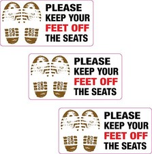 3xPlease Keep Your Feet Off