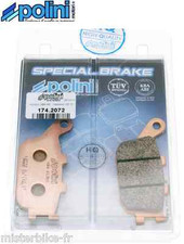 Set of 2 rear brake pads