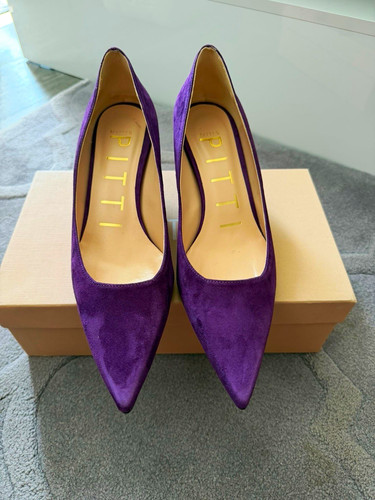 Pitti purple suede - purple, toe