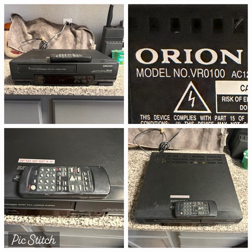 Orion vr0100 vcr vhs - orion,