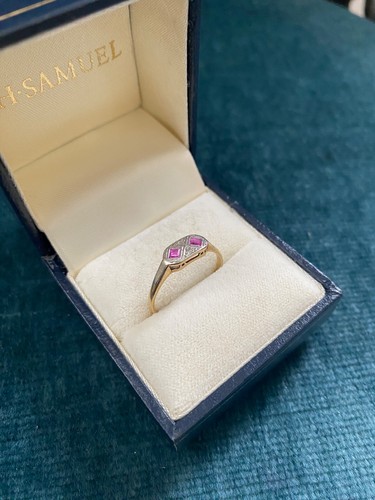 Vintage art deco carat gold - art,