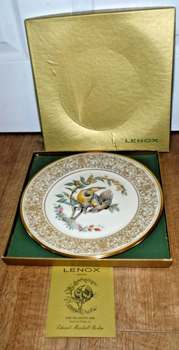 Lenox boehm birds plate ltd - lenox, ~