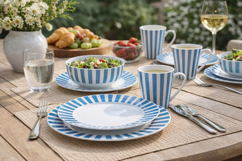 24pc porcelain dinnerware - 24pc, set