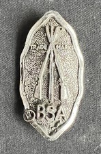 BSA BIRMINGHAM SMALL ARMS VINTAGE BICYCLE HEAD TUBE BADGE CYCLE FRAME EMBLEM