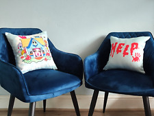 Alice in wonderland Cartoon Cushion throw Cover/funky cute design 16x16" 40x40cm