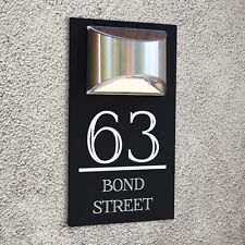 Modern Personalised House Sign
