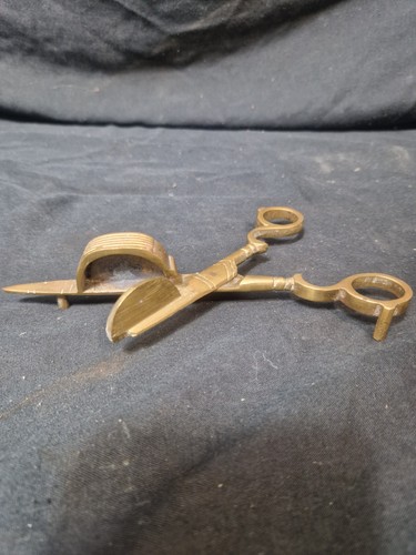 Vintage brass candle snuffer - vintage,