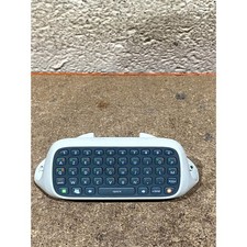 Microsoft X814365-001 Chatpad White Ergonomic QWERTY for Xbox 360 Controller