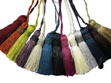 Milly key tassel with bead trim - Decorative tassel in 13 cols - Fabric tassel