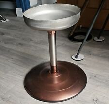 New Fabricated Stainless steel small wood burner. Copper coated steel base. 