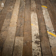 Pine Tongue & Groove Floorboard, 55 Sq. M of Reclaimed Industrial Factory Floor