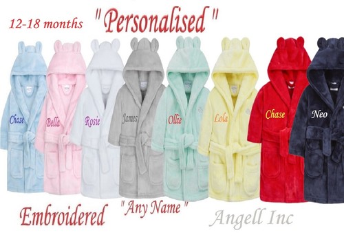 Personalised baby robe - personalised, bath
