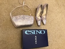 wedding shoes and bag Esino