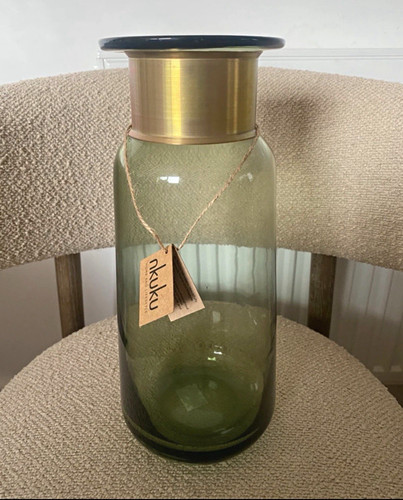 Nkuku miza green - miza, glass