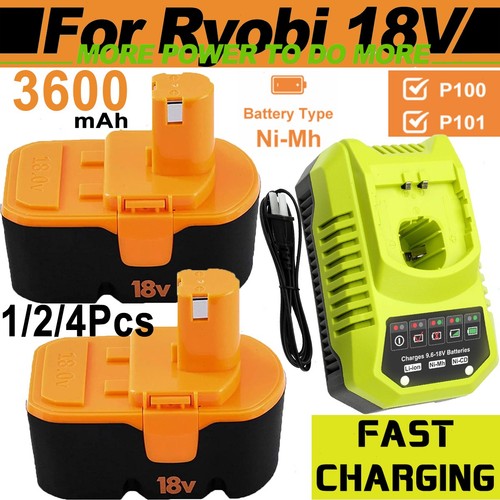 2pack for ryobi 18v plus - 18v,