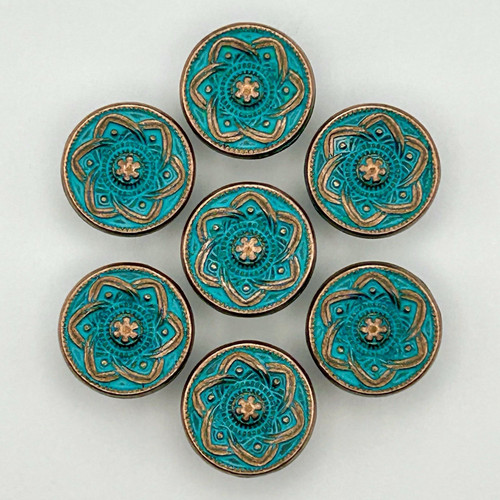 Metal antique style buttons 7 - metal,