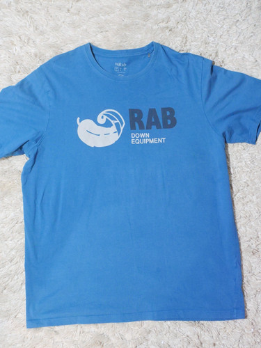 Rab down equipment graphic - rab, tee