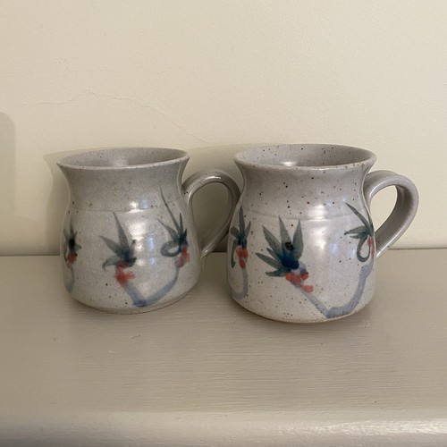 Pair vintage monkleigh pottery - vintage,