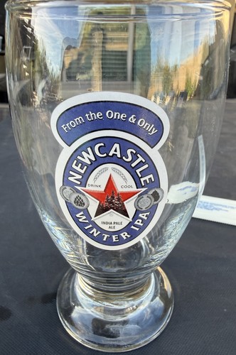 Newcastle brown ale beer glass - newcastle,