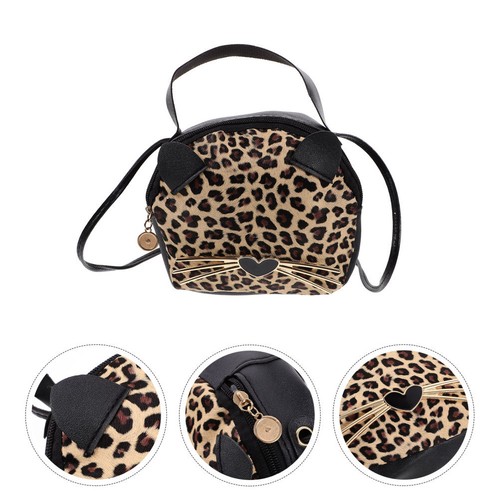 Leopard print shoulder - print, bag