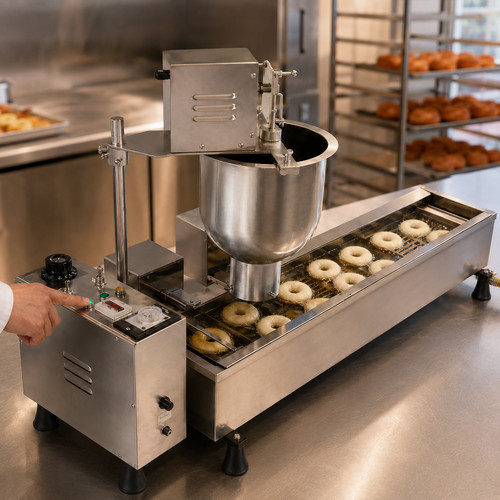 Automatic donuts making - donuts,