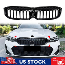 Single Slat Gloss Black Front