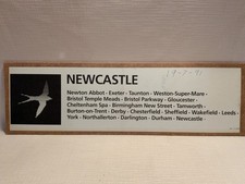Destination label Single Sided