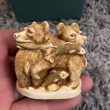 Harmony Kingdom - ‘Life’s A Picnic’- Bears - Treasure Jest - Signed Martin Perry