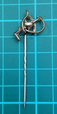 Cub Scout Fox Hunting Lucky wishbone and Whip Stick Pin