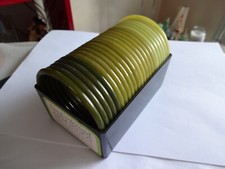 Vintage Set of 23 Buch and Deichmann Shades Plastic Bangles