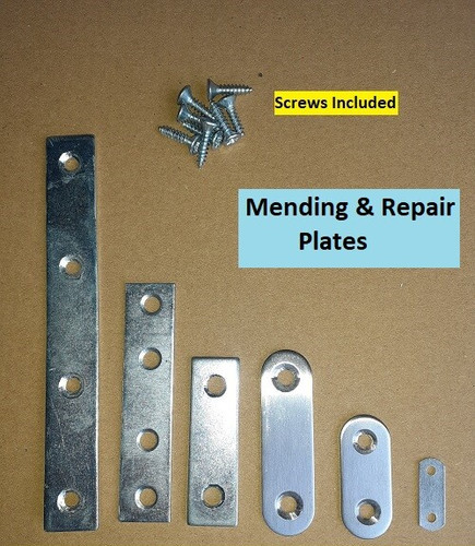 Mending repair plates - plates, straight