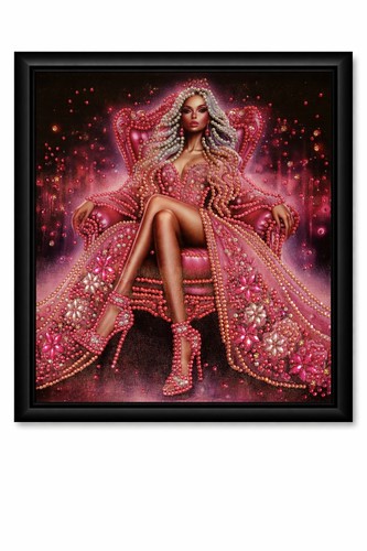 Pink glamorous queen throne - glamorous,