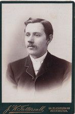 CABINET PHOTO PORTRAIT BY J.W. TATTERSALL ACCRINGTON