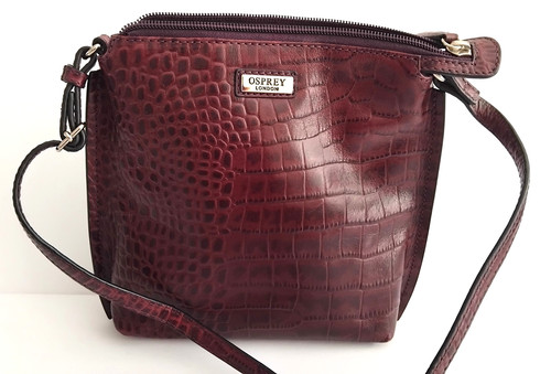 Osprey london burgundy leather - burgundy,