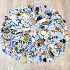Japanese Sea tile Pottery Rare Beach Finds Natural & Authentic