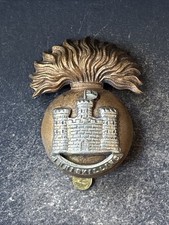 Inniskilling Fusiliers, Genuine British Army Cap Badge.
