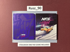 STEELBOOK ONLY Need For Speed Heat PS4/5/Xbox One Limited Edition VG COND