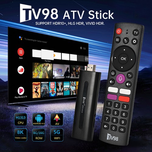 Android smart stick 8k - 14.0, tv