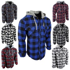 Plaid Flannel Shirt Hoodie