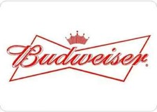 BUDWEISER label Beer Fridge