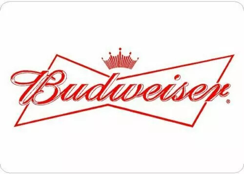 Budweiser label beer fridge - beer,