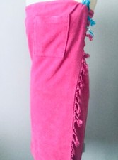 LARGE PINK BEACH TOWEL