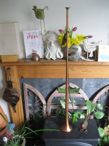 Long vintage copper brass - copper, &