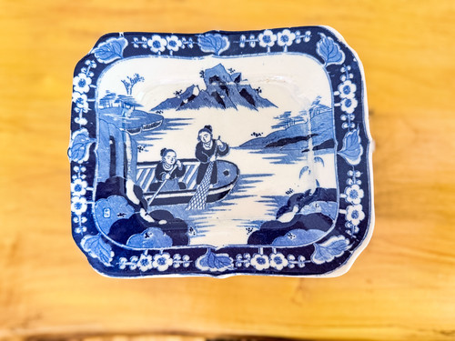 Japanese imari blue white - japanese,