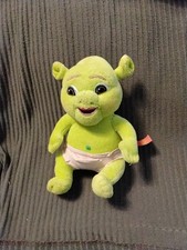 Shrek The Third 3rd Plush Teddy Baby Shrek Ogre - Dreamworks - Approx 6" (T2077