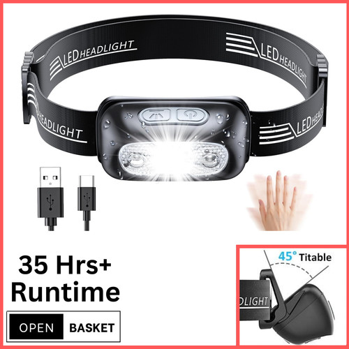Head torch rechargeable - torch,