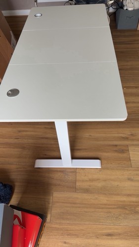 White standing desk - white, fine