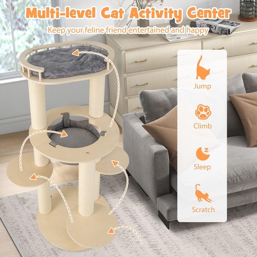 Costway 150cm multi level cat - 150cm, multi-level