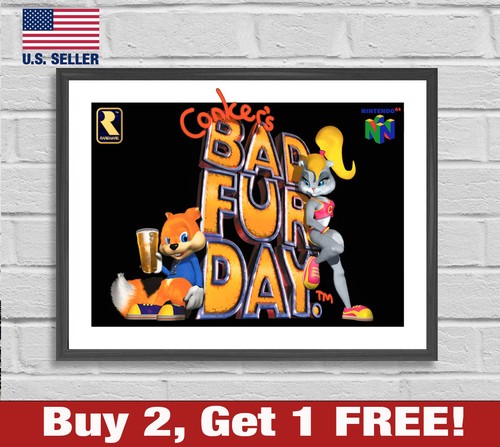 Conker bad fur day - fur,