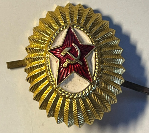 Soviet officers cap badge - officers,